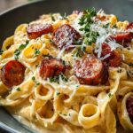 Smoky Sausage Cajun Alfredo