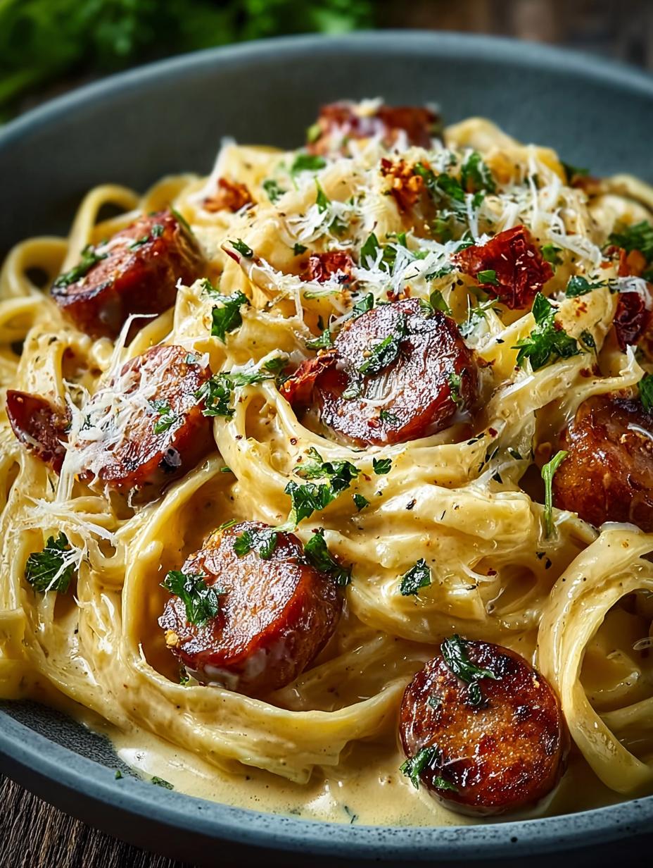 Smoky Sausage Cajun Alfredo: 5 Comforting Steps - Smoky Sausage Cajun Alfredo - additional detail