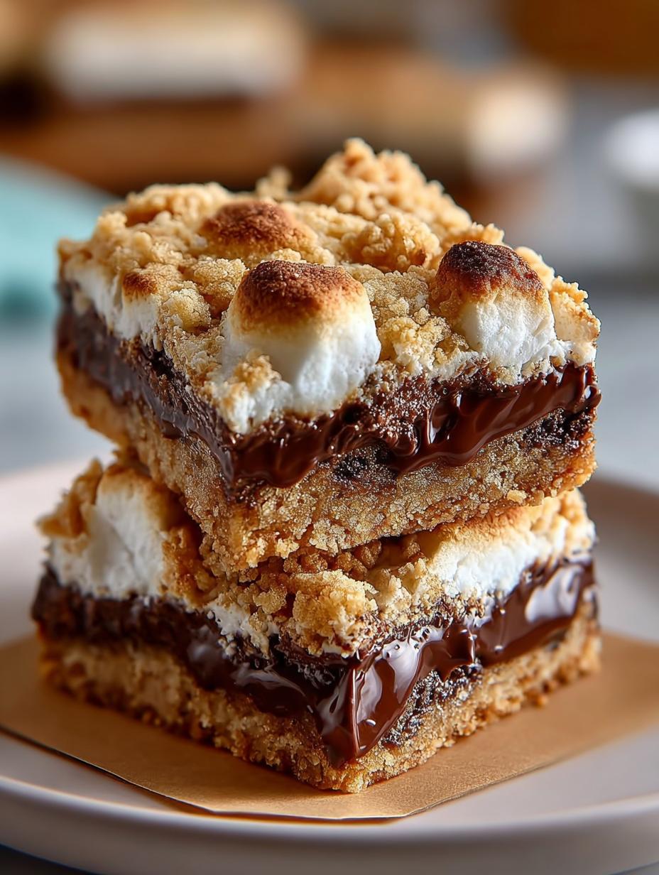 Smores Cookie Bars