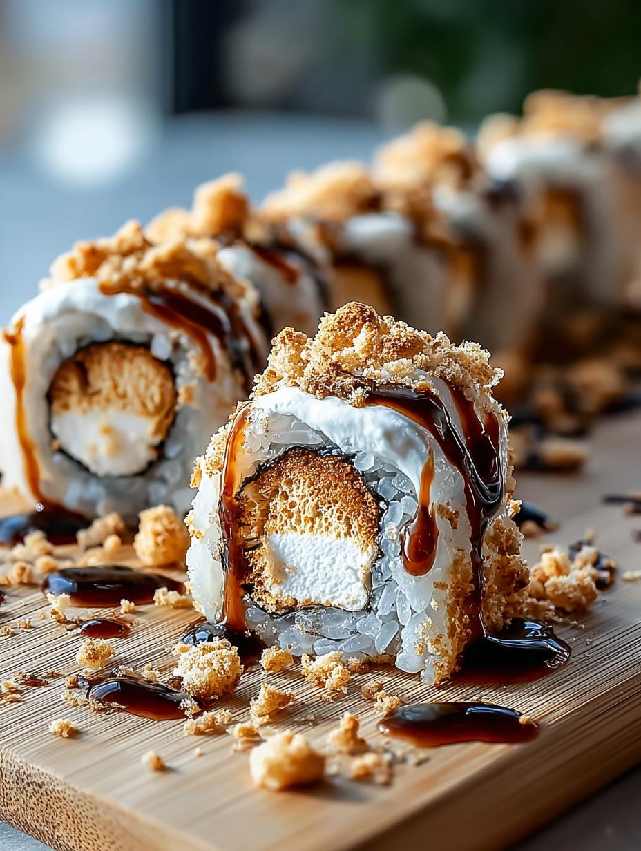 Irresistible Smores Sushi Rolls You Must Try - Smores Sushi Rolls - additional detail