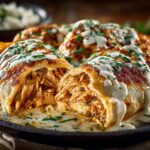 Smothered Green Chili Burritos