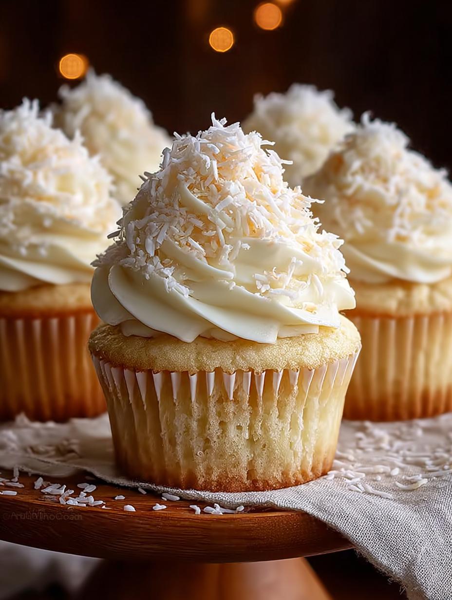 Delicious Snowy Coconut Dream Cupcakes for Winter Bliss 5 Delicious Snowy Coconut Dream Cupcakes for Winter Bliss - Snowy Coconut Dream Cupcakes - main visual representation