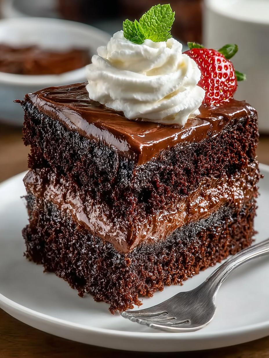 Sour Cream Chocolate Cake