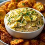 Spicy Fried Pickle Dip