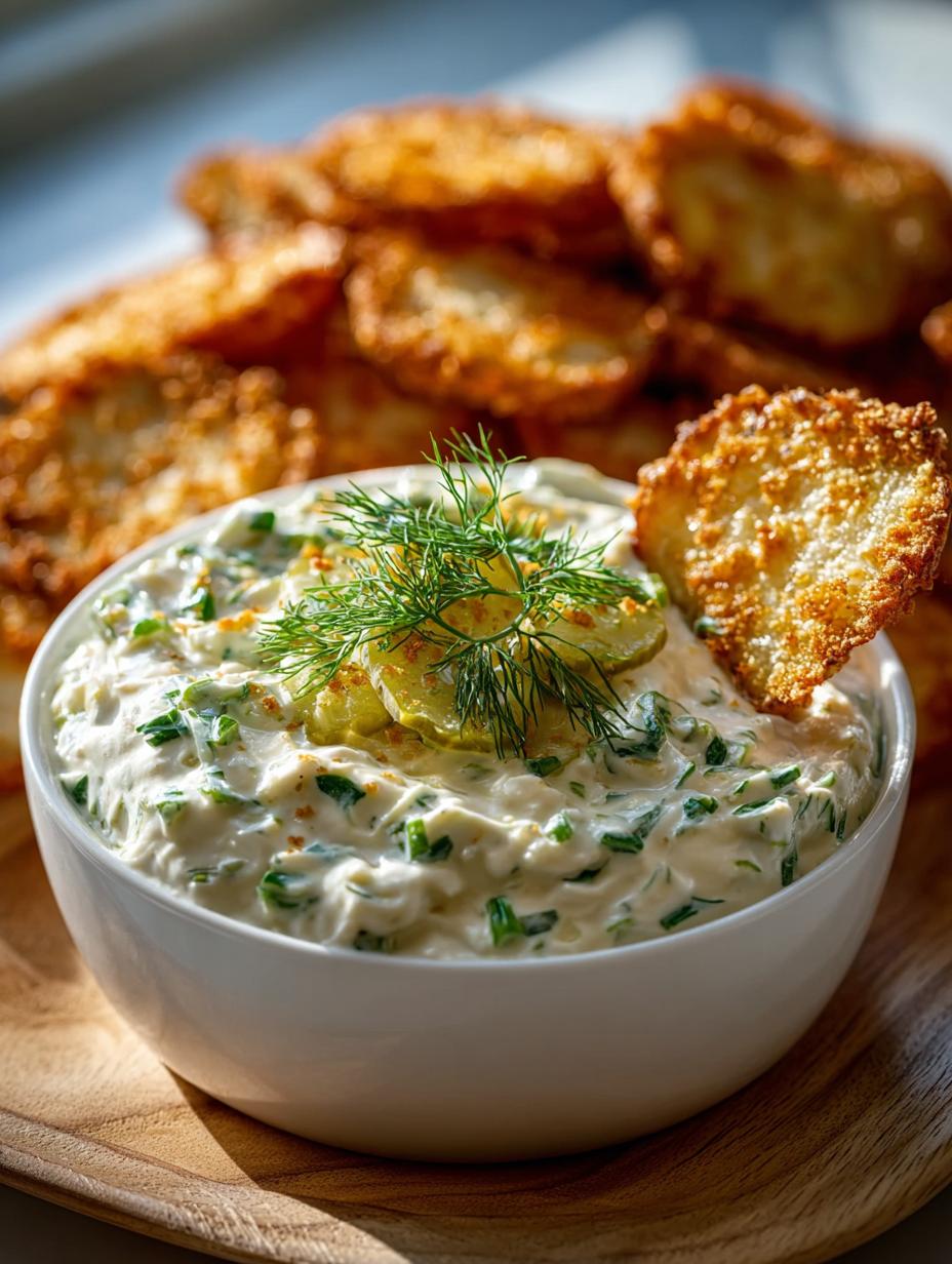 Irresistible Spicy Fried Pickle Dip with Jalapeños - Spicy Fried Pickle Dip - additional detail