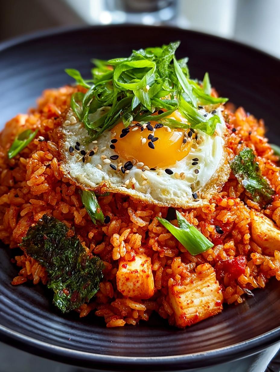 Spicy Kimchi Fried Rice