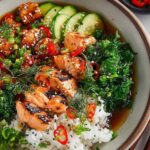 Spicy Salmon Bowls with