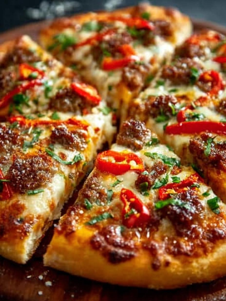 5 Reasons to Love Spicy Sausage Pepper Pizza - Spicy Sausage Pepper Pizza - additional detail