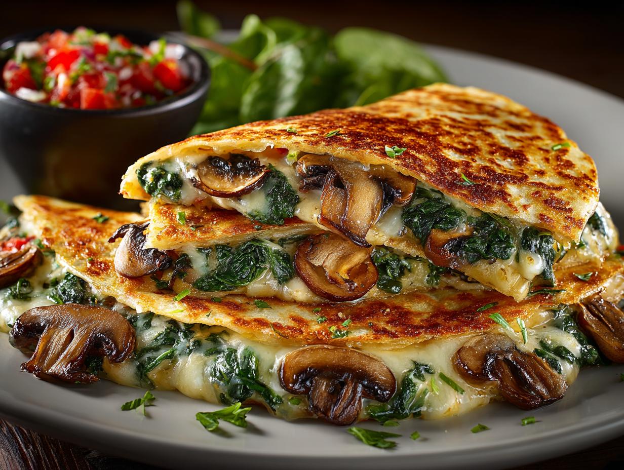 Spinach Mushroom Quesadillas Vegetarian: 7 Flavorful Secrets - Spinach Mushroom Quesadillas Vegetarian - additional detail