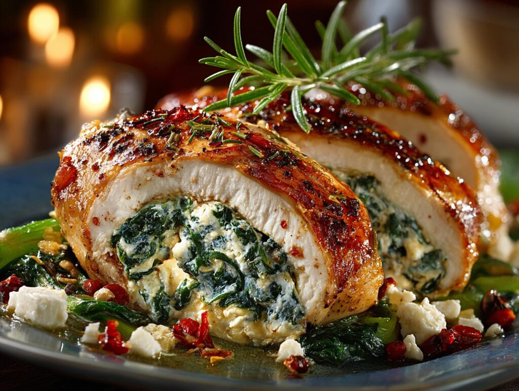 Spinach Stuffed Chicken Breast