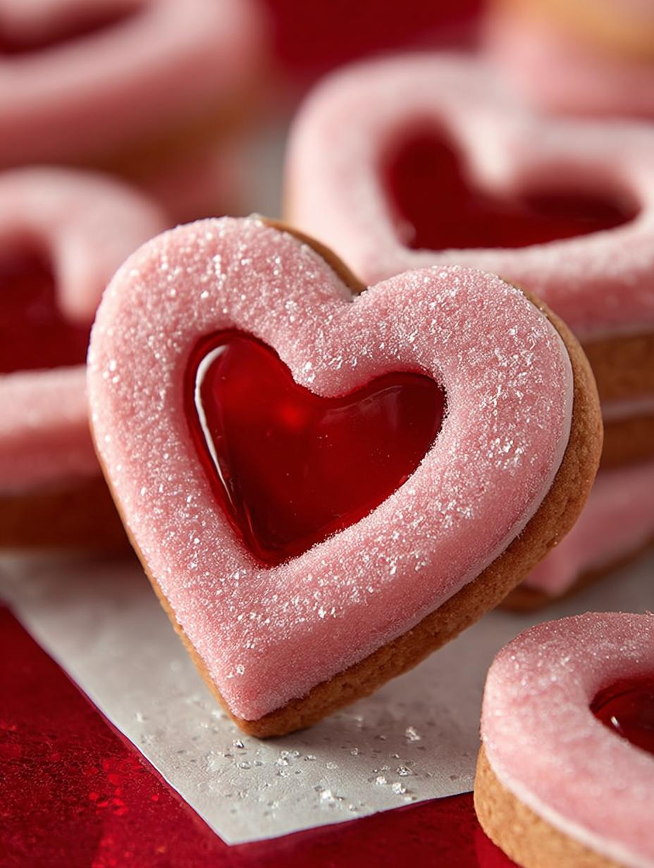 Stained Glass Valentine Cookies: 24 Colorful Treats for Love - Stained Glass Valentine Cookies - main visual representation