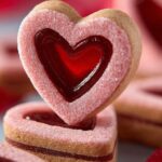 Stained Glass Valentine Cookies