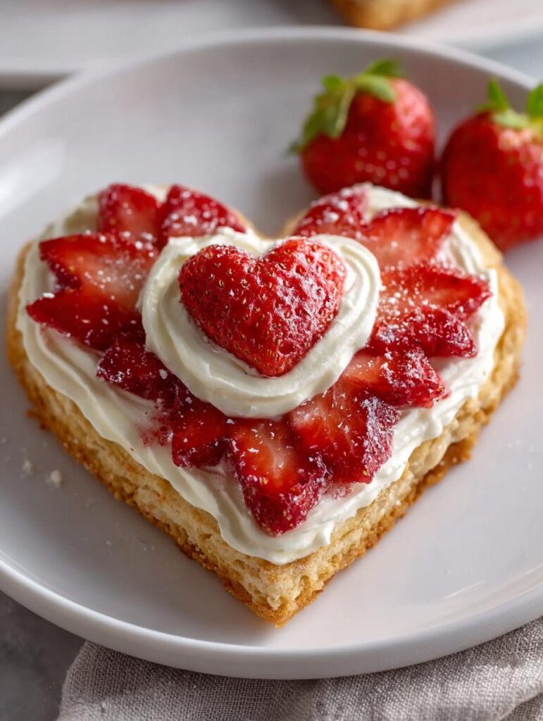 Strawberry Cream Cheese Heart