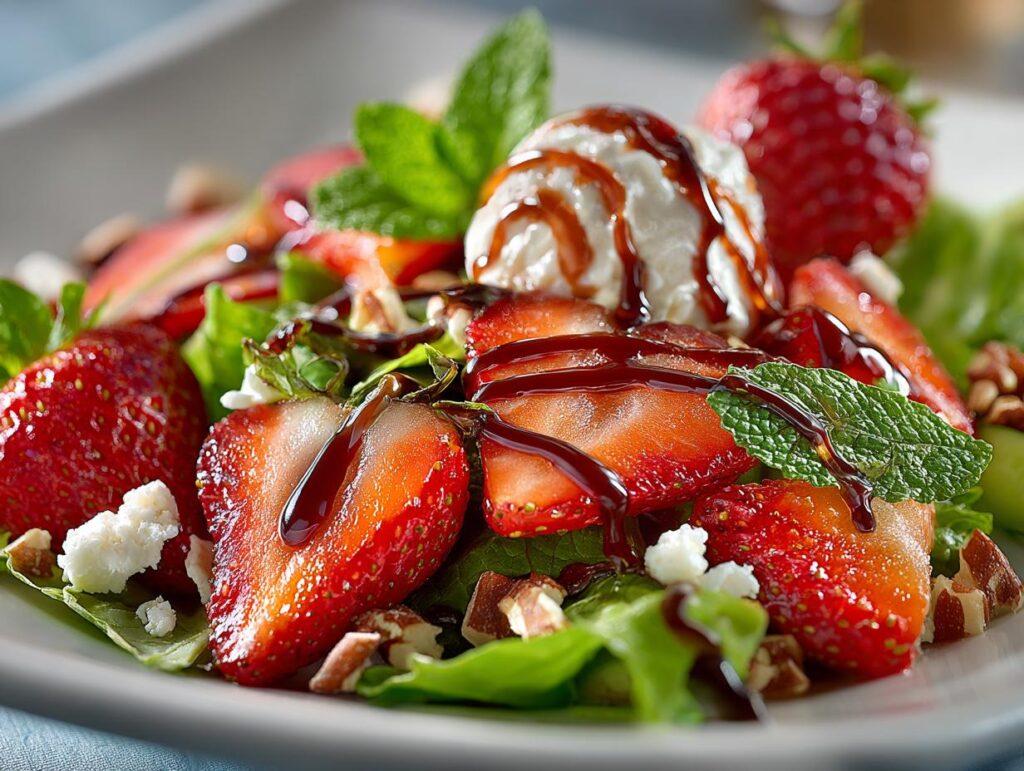 Strawberry Crunch Salad with