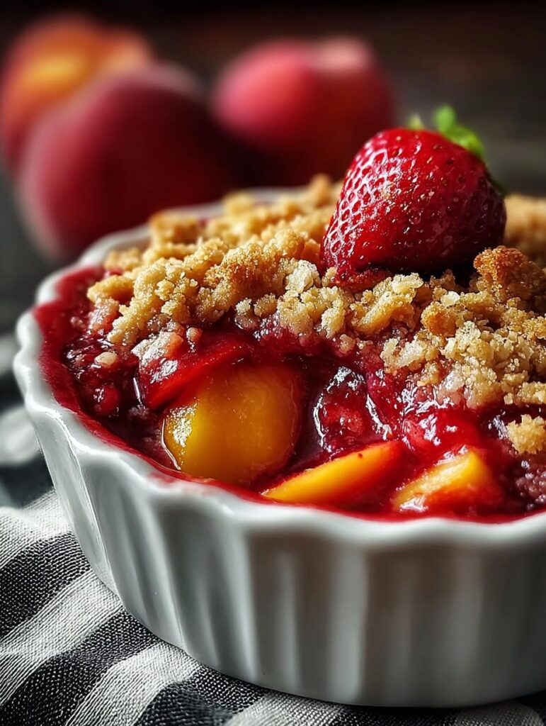 Strawberry Peach Crisp