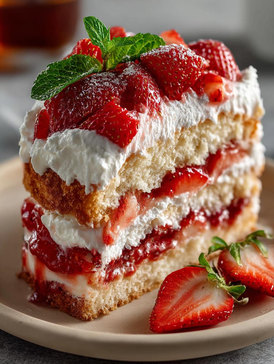 Unbelievable Strawberry Shortcake Cake Recipe for Summer - Strawberry Shortcake Cake - main visual representation