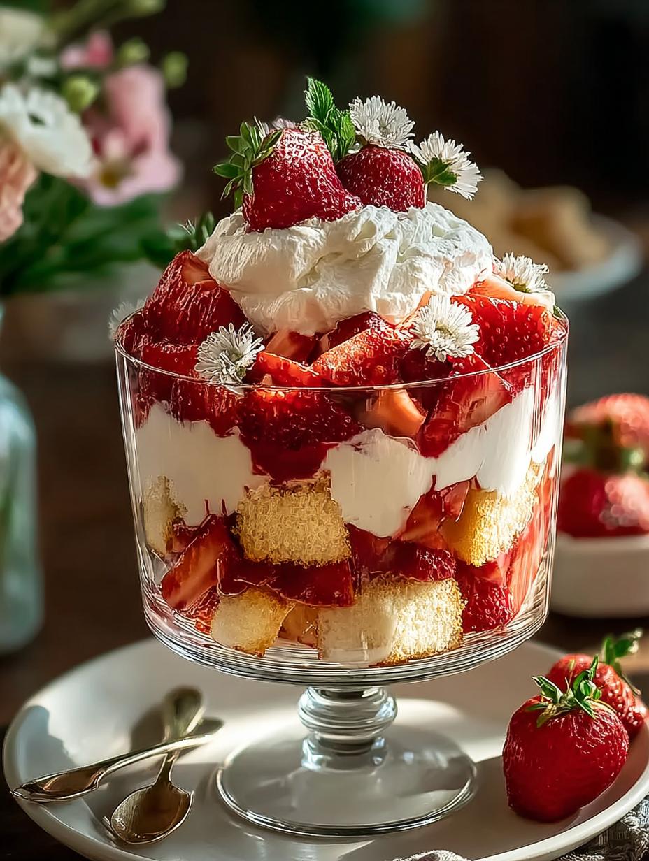 Perfect Strawberry Shortcake Trifle: 7 Layers of Delight - Strawberry Shortcake Trifle - main visual representation