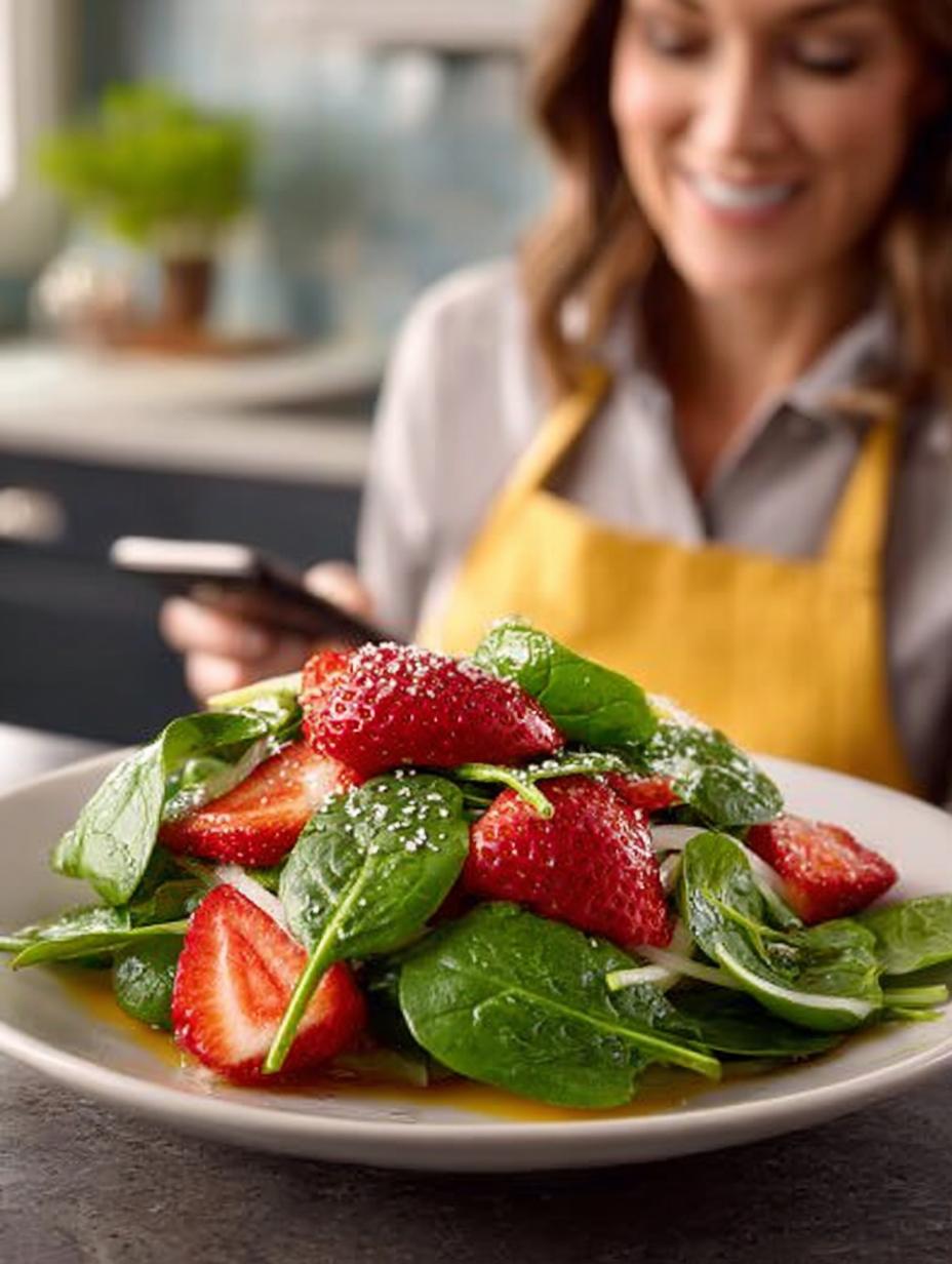 Delicious Strawberry Spinach Salad: 30-Minute Refreshing Dish - Strawberry Spinach Salad - main visual representation