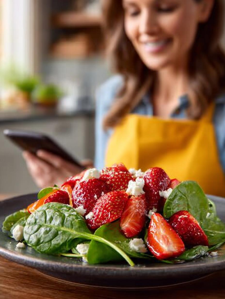 Strawberry Spinach Salad