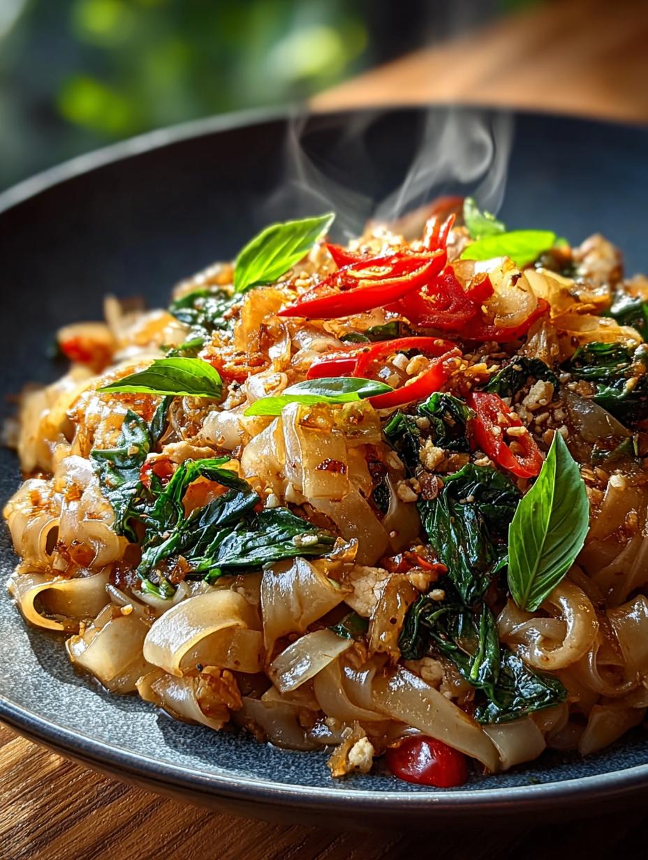 Savor Street Style Thai Drunken Noodles in 30 Minutes 6 Savor Street Style Thai Drunken Noodles in 30 Minutes - Street Style Thai Drunken - additional detail