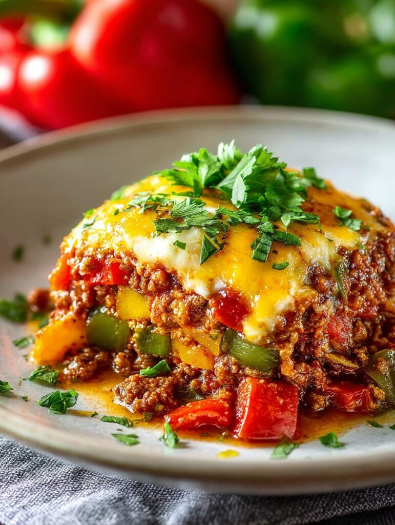 Stuffed Pepper Casserole with