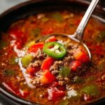 Stuffed Pepper Soup with