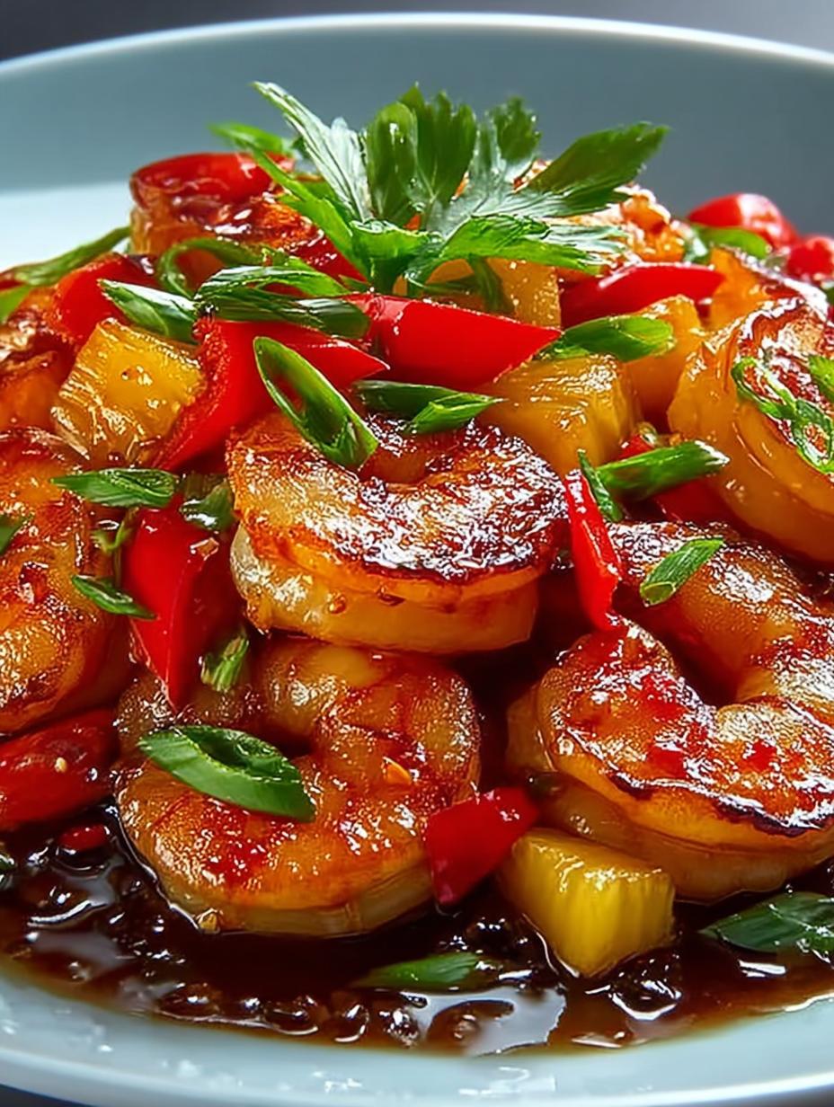 Sweet Chili Pineapple Shrimp