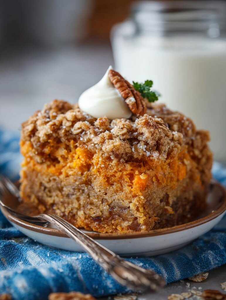 Sweet Potato Oatmeal Crumble
