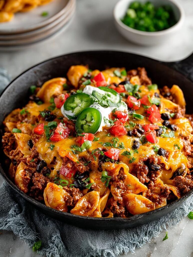 Taco Pasta Skillet with