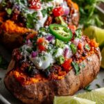 Taco Stuffed Sweet Potatoes