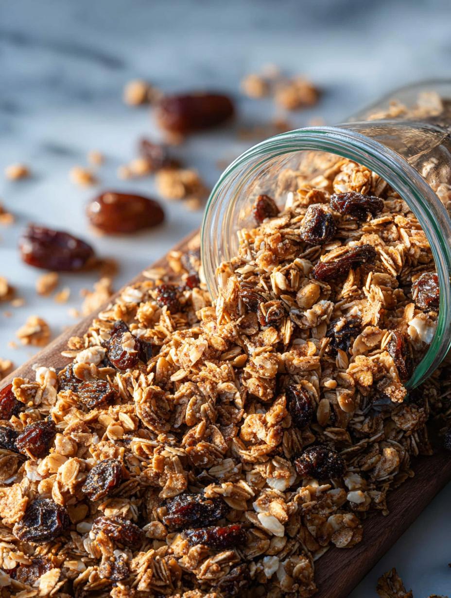 Delicious Tahini Granola with Dates Recipe to Savor - Tahini Granola with Dates - additional detail