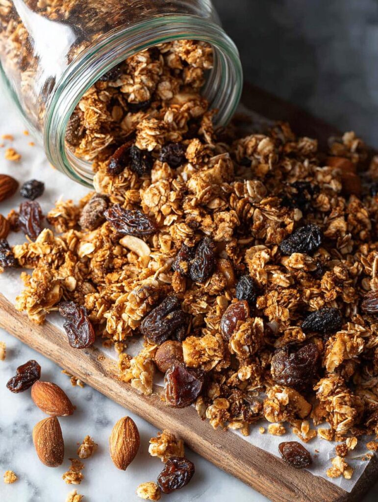 Tahini Granola with Dates