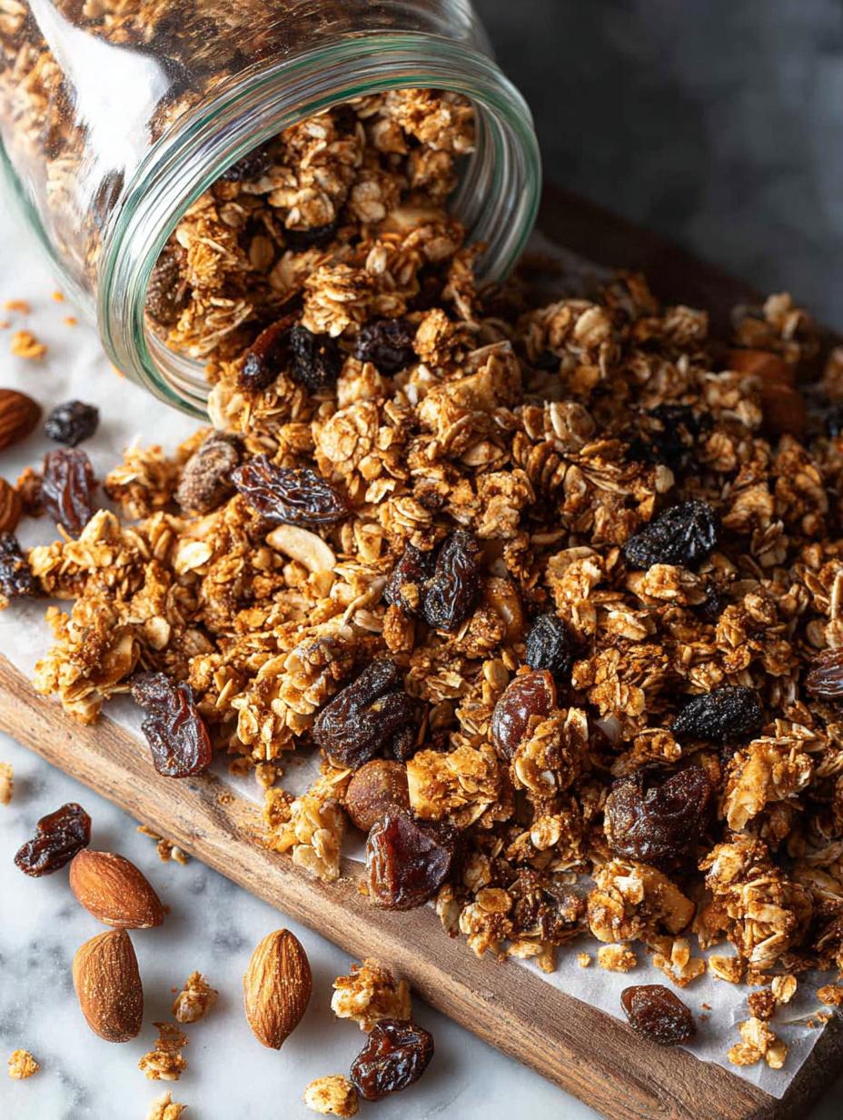 Tahini Granola with Dates