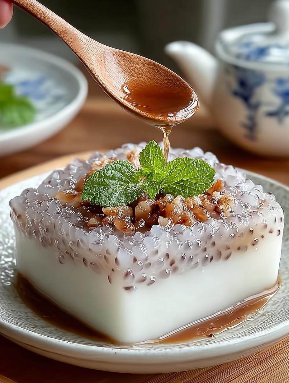 Taro Coconut Sago
