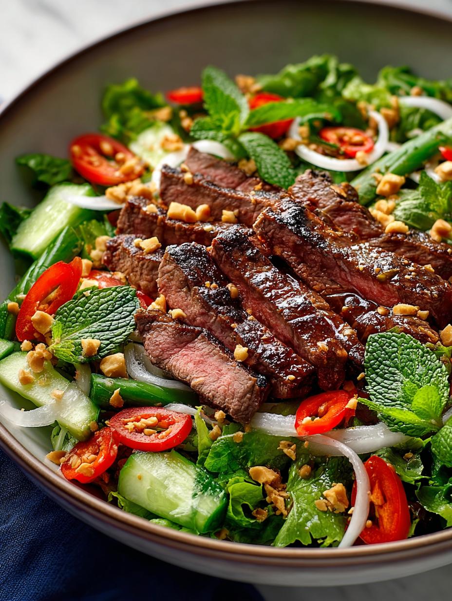 Thai Steak Salad: 7 Simple Steps for Flavorful Delight - Thai Steak Salad - additional detail