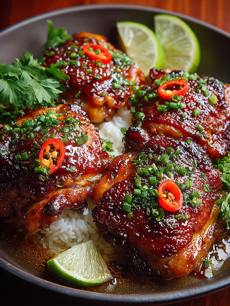 30-Minute Thai Sticky Chicken Thighs That Wow - Thai Sticky Chicken Thighs - additional detail