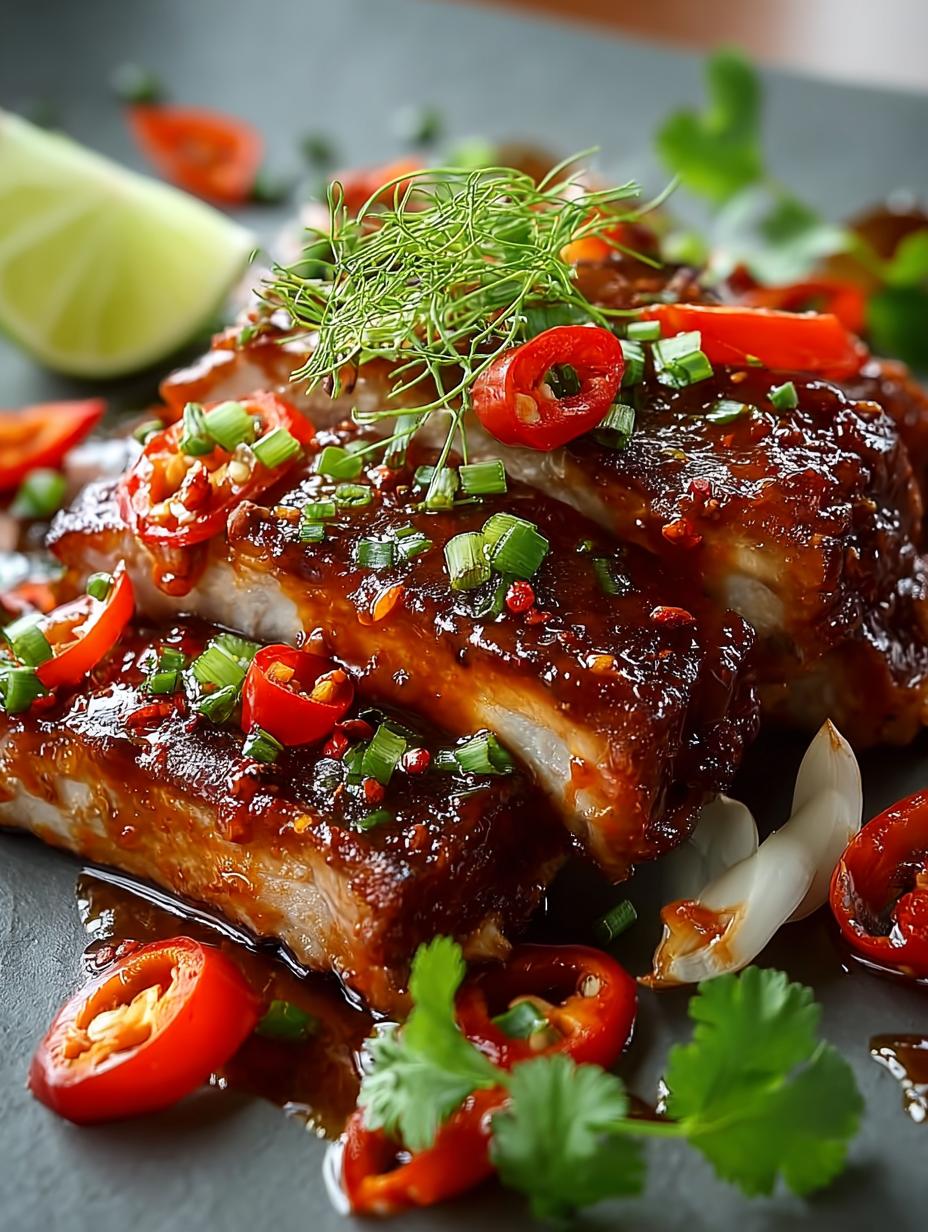 Thai Style Sweet Chili Ribs: 5-Star Flavor Explosion - Thai Style Sweet Chili - additional detail