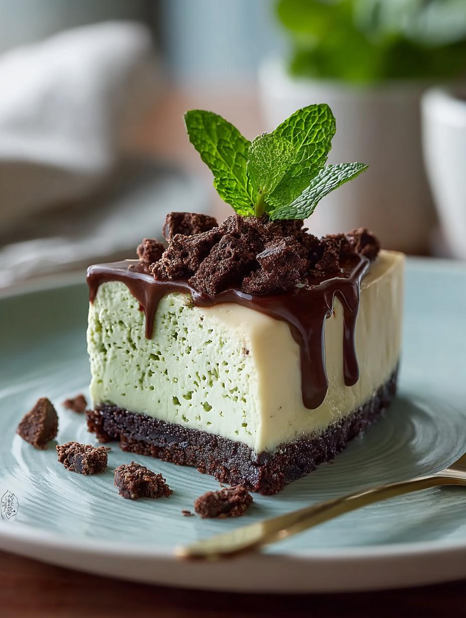 Decadent Thin Mint Cheesecake Recipe That Will Delight You 5 Decadent Thin Mint Cheesecake Recipe That Will Delight You - Thin Mint Cheesecake - main visual representation
