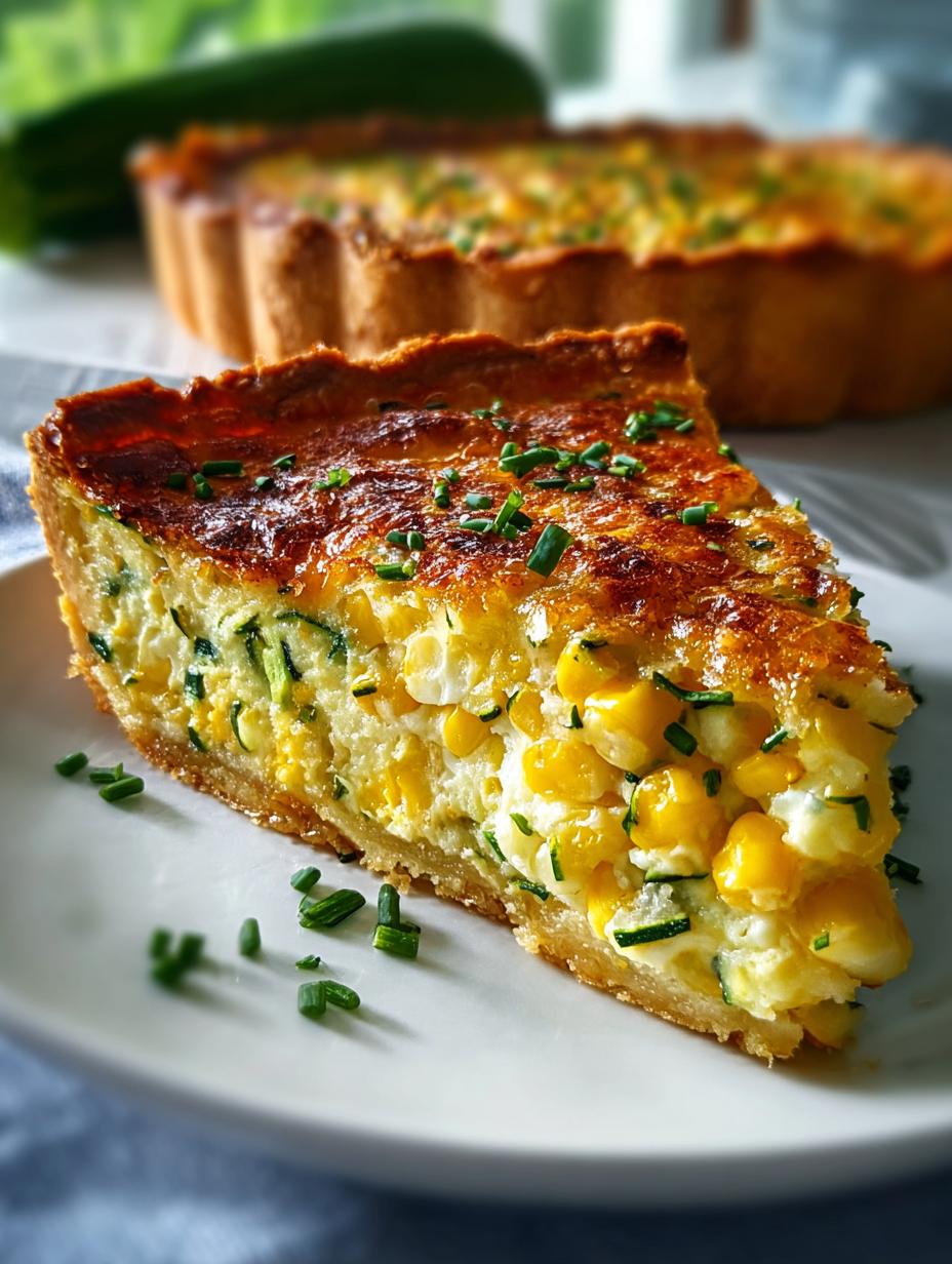 This Sweet Corn Zucchini Pie That Will Impress Everyone - This Sweet Corn Zucchini - main visual representation