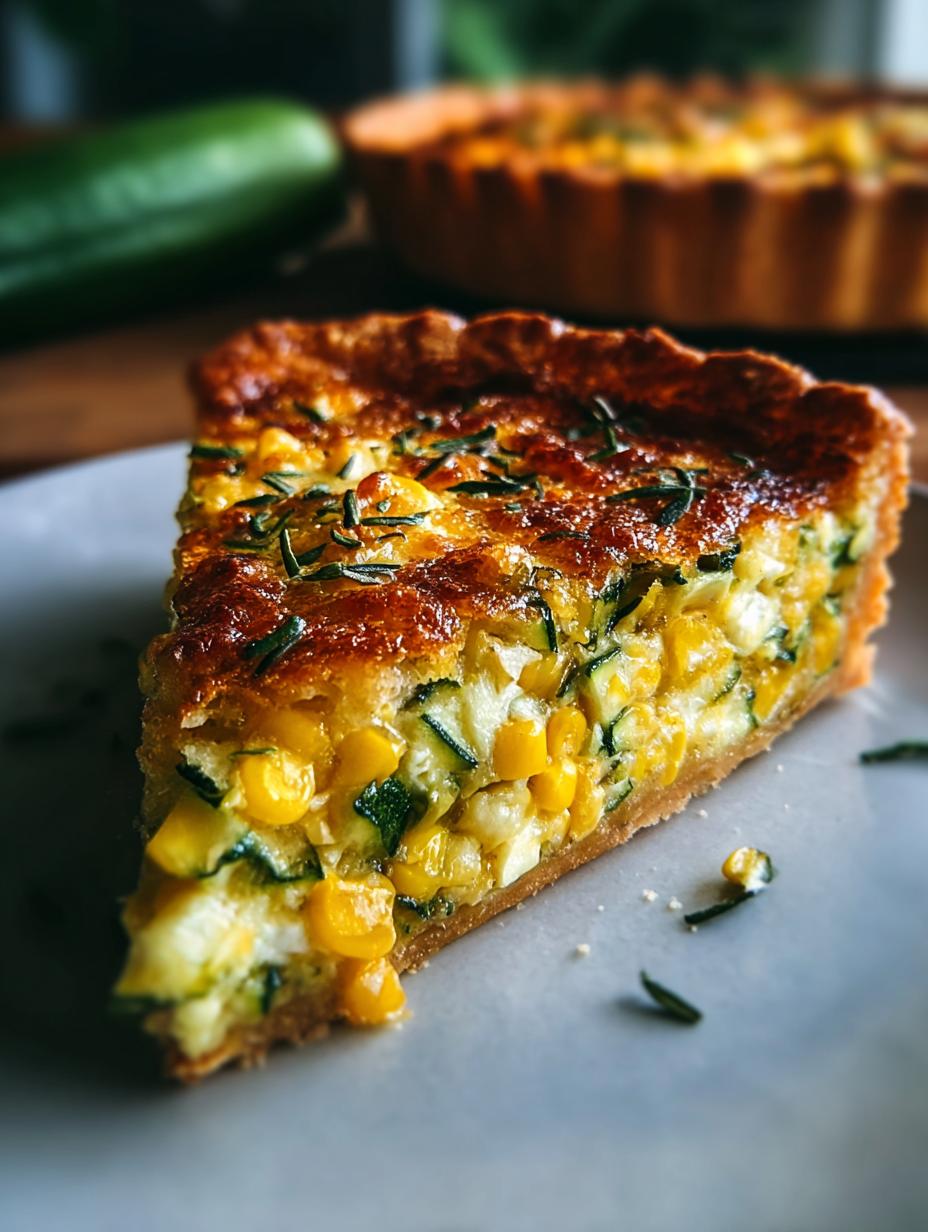 This Sweet Corn Zucchini Pie That Will Impress Everyone - This Sweet Corn Zucchini - additional detail