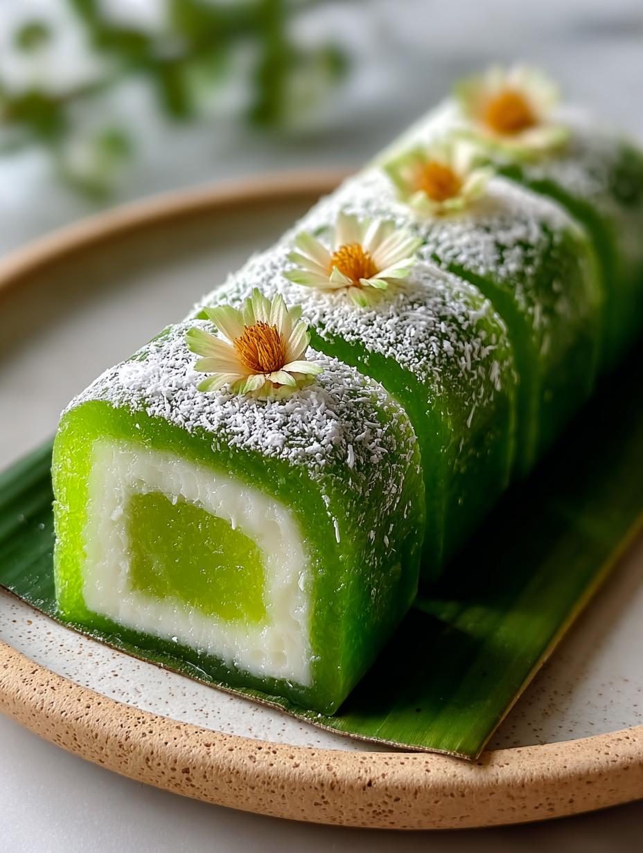 Delicious Tropical Pandan Coconut Swiss Roll Recipe - Tropical Pandan Coconut Swiss - additional detail