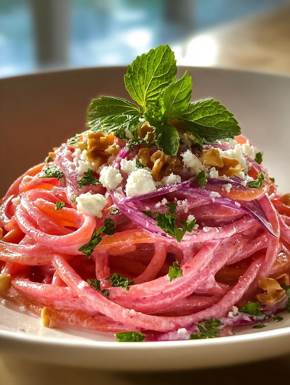 Valentines Day Pink Pasta: A Romantic Vegan Delight - Valentines Day Pink Pasta - main visual representation