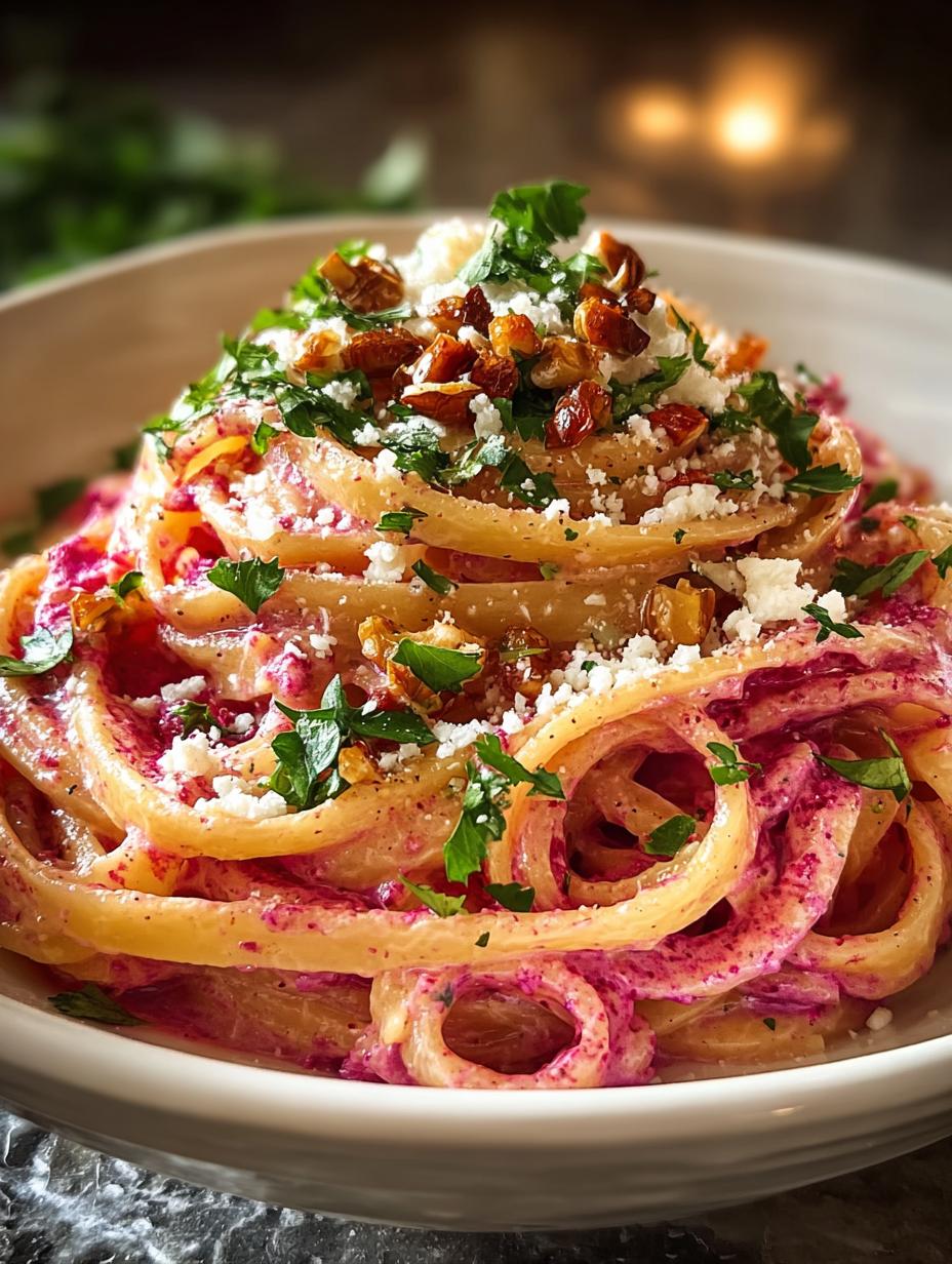 Valentines Day Pink Pasta: A Romantic Vegan Delight - Valentines Day Pink Pasta - additional detail