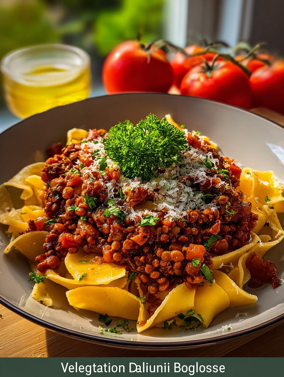 Delicious Vegetarian Bolognese: A Hearty Comfort Dish 6 Delicious Vegetarian Bolognese: A Hearty Comfort Dish - Vegetarian Bolognese - additional detail
