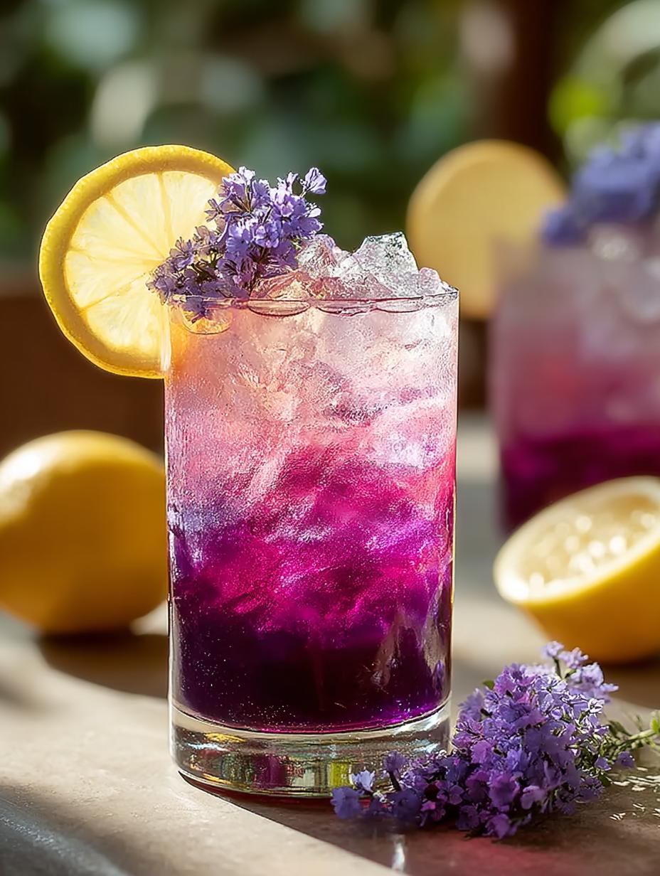 Delightful Violet Lemonade: 5 Refreshing Variations - Violet Lemonade - main visual representation