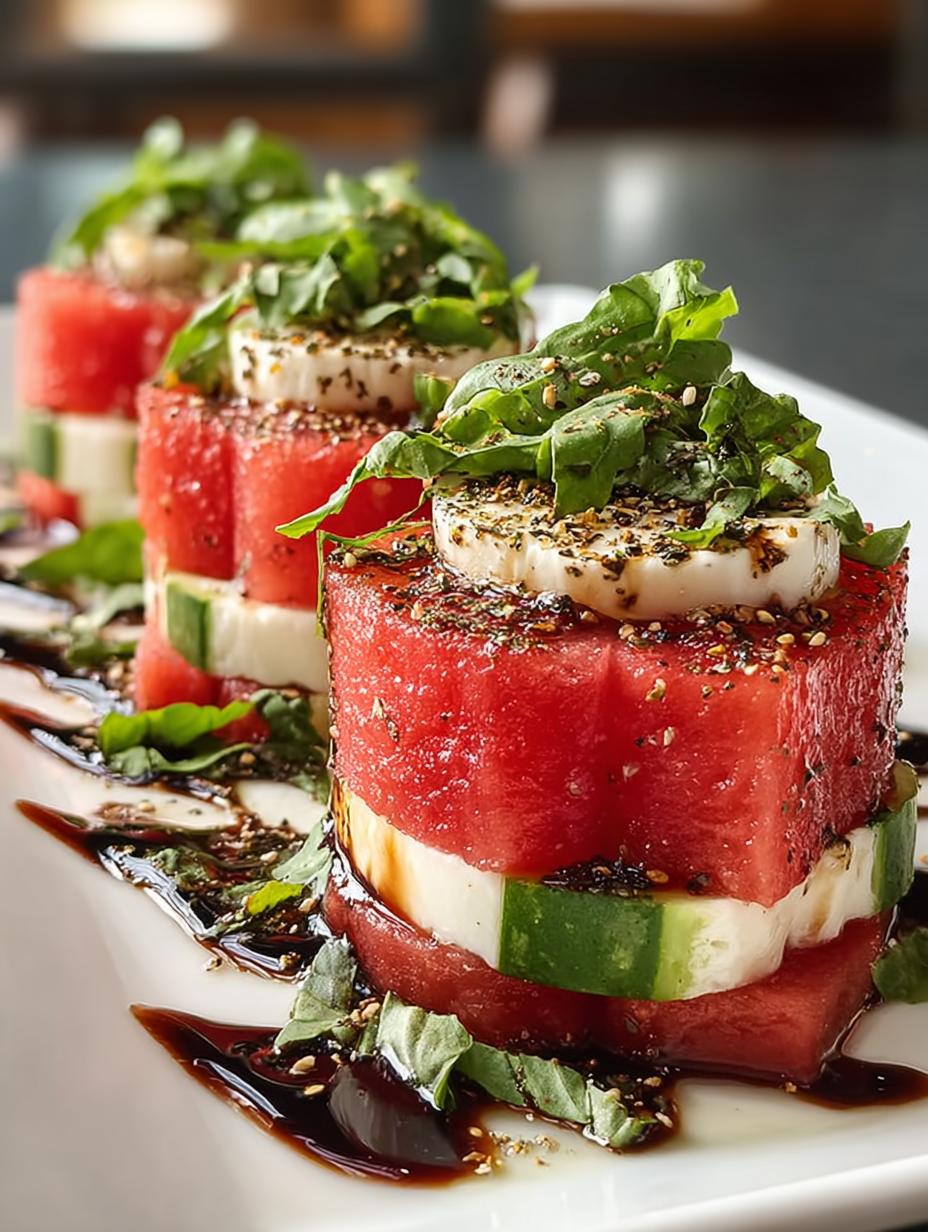 Watermelon Caprese: 6 Refreshing Twists for Summer Bliss - Watermelon Caprese - additional detail