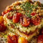 White Bean Pesto Bake