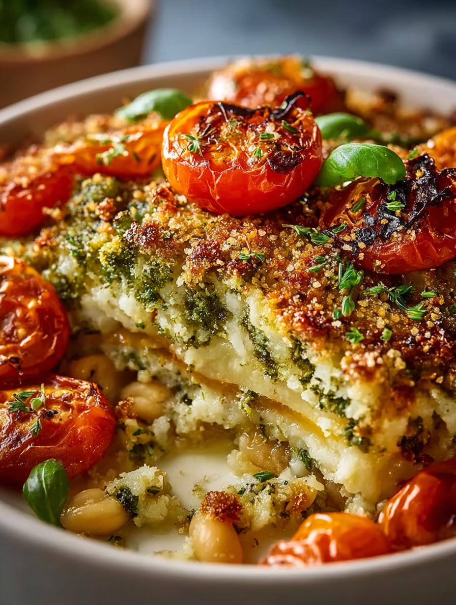 White Bean Pesto Bake: 7 Irresistible Reasons to Try It - White Bean Pesto Bake - additional detail