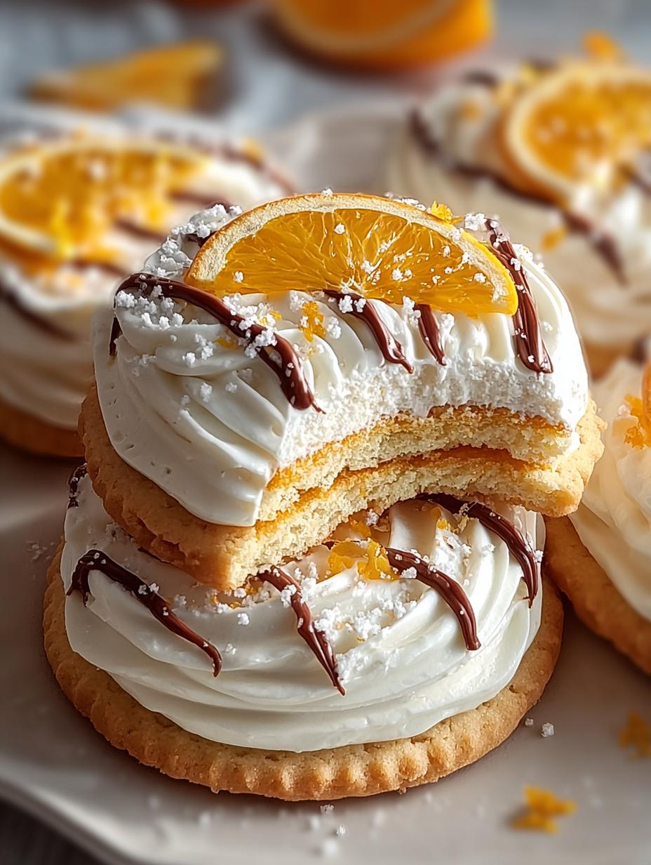 Zesty Orange Cream Cookies