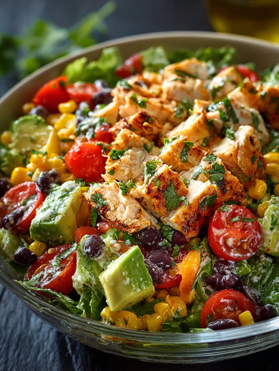 Delicious Zesty Southwest Chicken Salad for Dinner 5 Delicious Zesty Southwest Chicken Salad for Dinner - Zesty Southwest Chicken Salad - main visual representation
